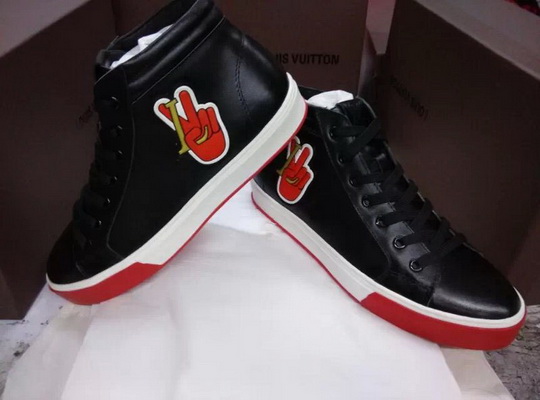 LV High-Top Fashion Men Shoes--070